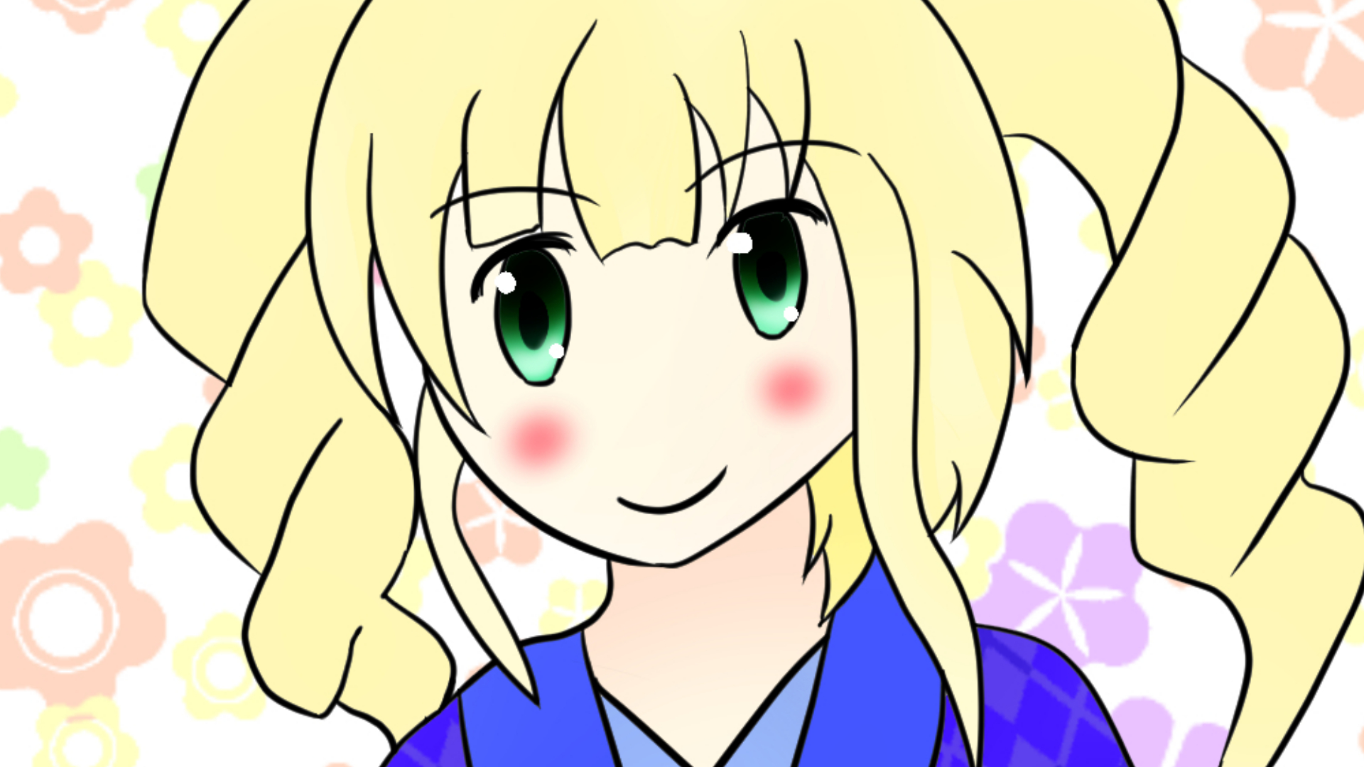 【アイカツ！イラスト】着物姿の藤堂ユリカ様！