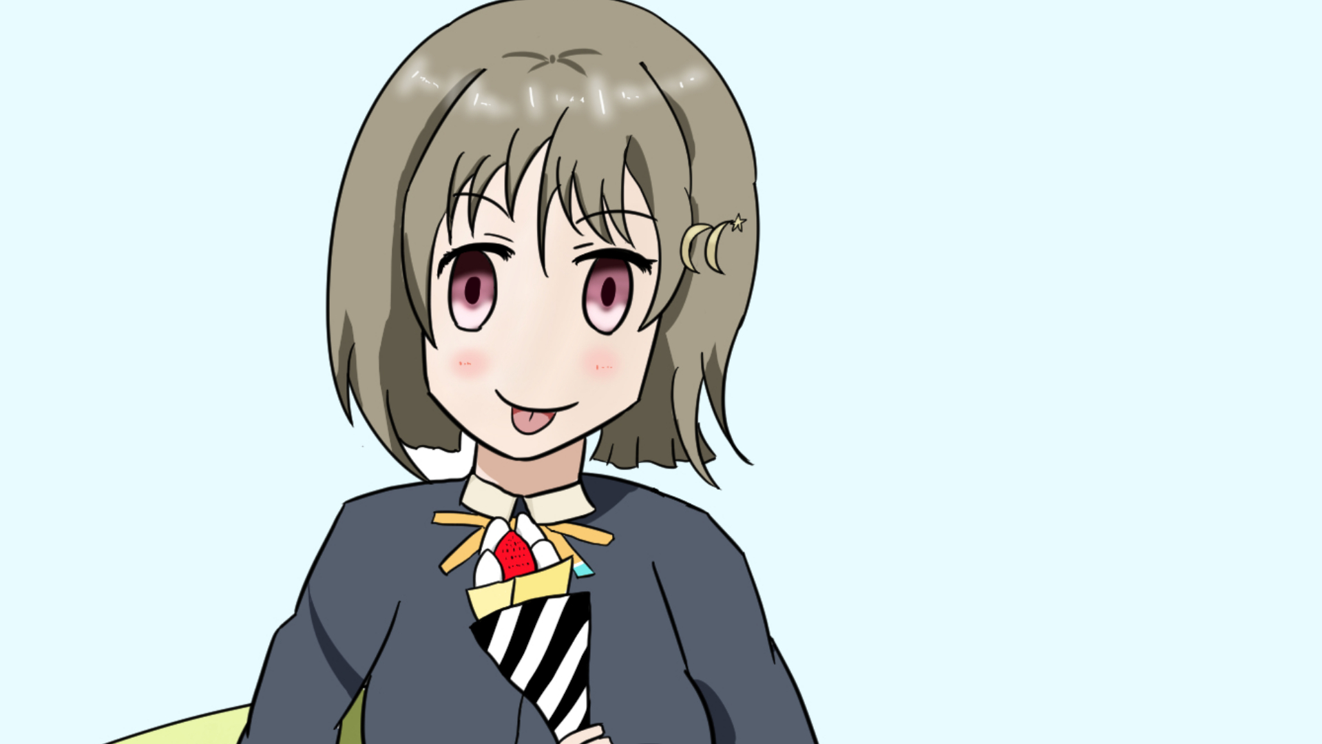 【ラブライブ】クレープ大好きな中須後輩！