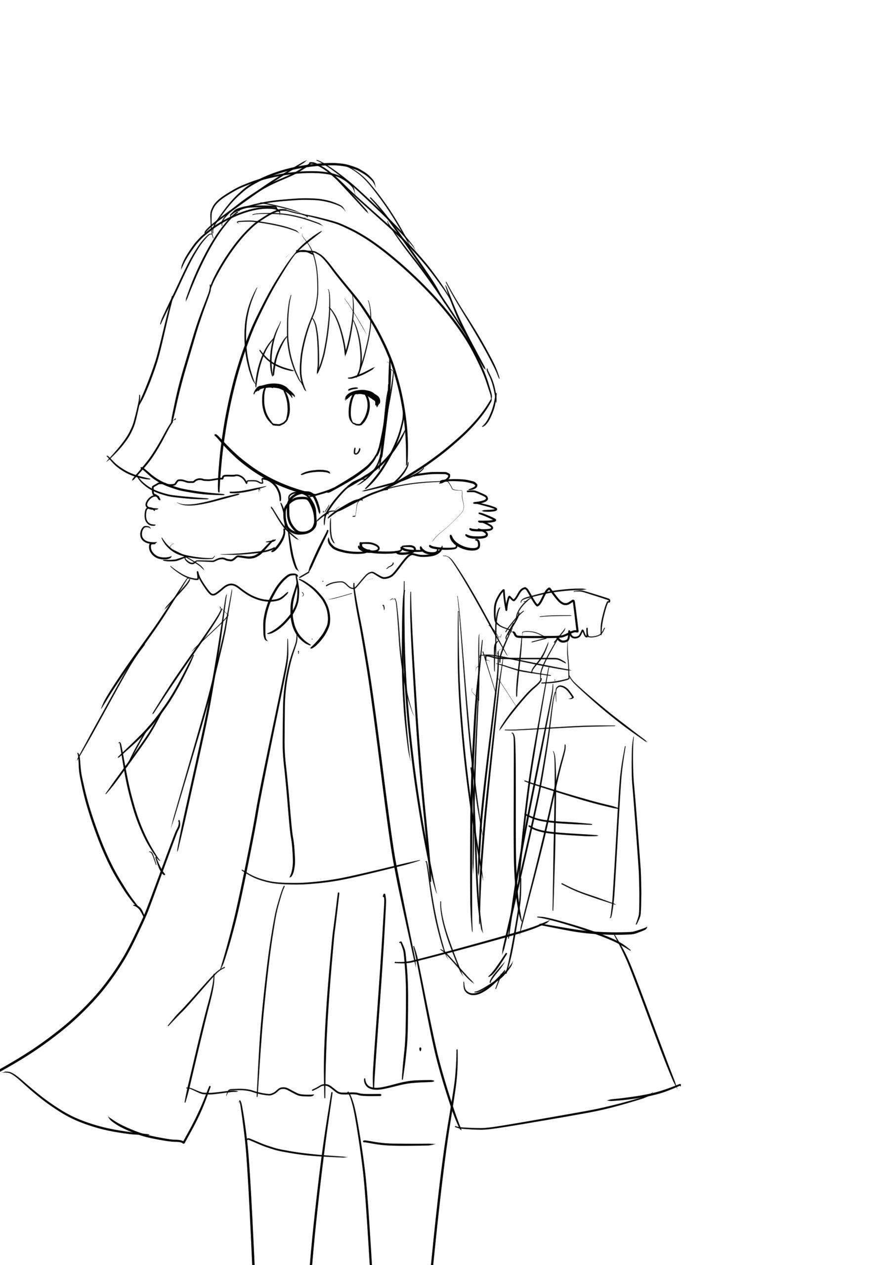 下描き1